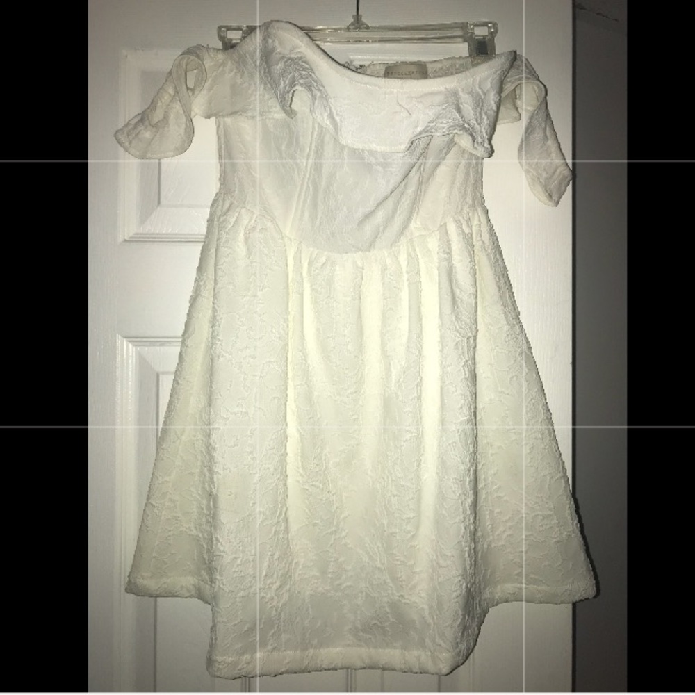 Dance & Marvel - OTS Flare eyelet mini dress (NWT)